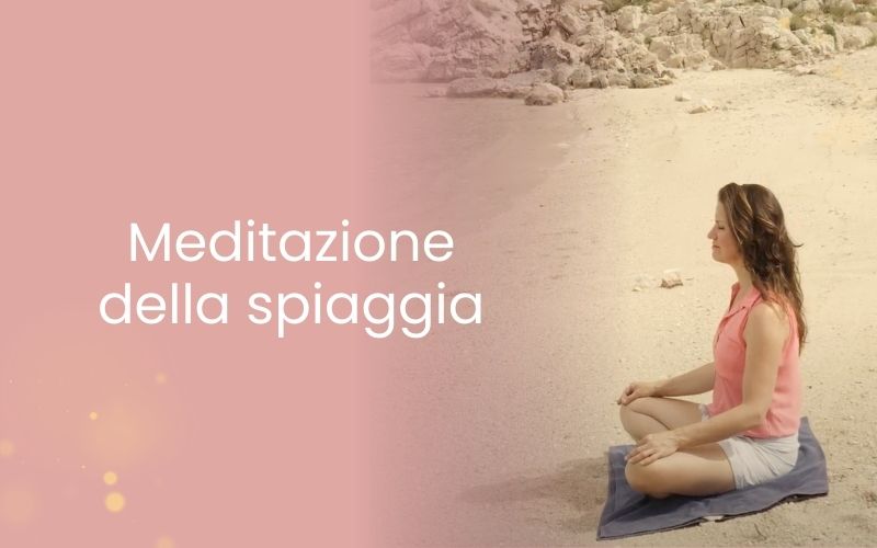 Meditazione sulla spiaggia